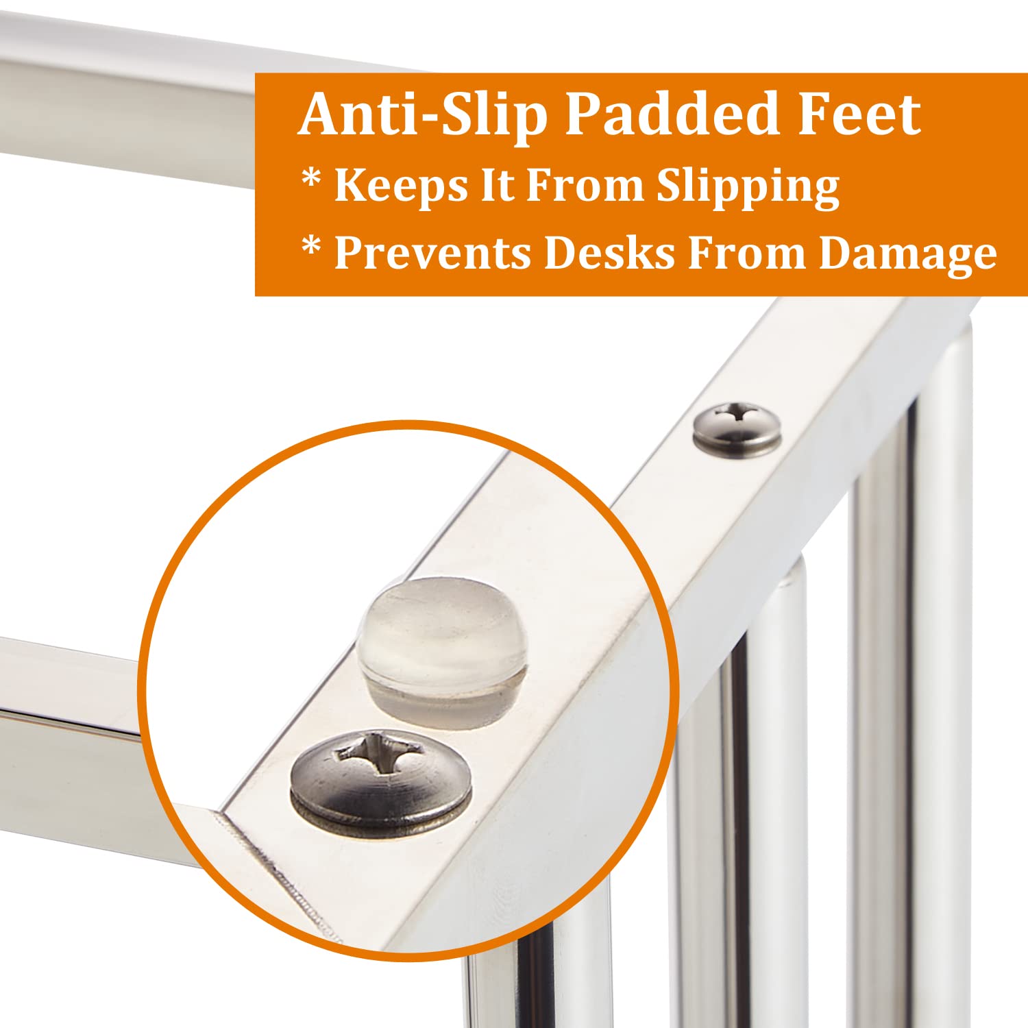 Freestanding Towel Rack, 3 Tier Stainless Steel Towel Bar Stand For Bathroom, Chrome Plated Decluttr